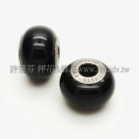 施華洛Becharmed 迷人串珠14mm- 黑-1個