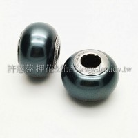施華洛Becharmed 迷人串珠14mm- 碧藍綠-1個