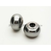 施華洛Becharmed 迷人串珠14mm-珍珠灰色-1個