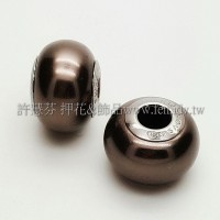 施華洛Becharmed 迷人串珠14mm- 咖啡色-1個