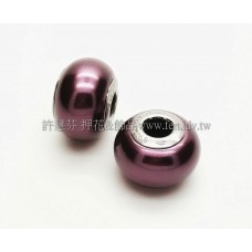 施華洛Becharmed 迷人串珠14mm- 酒紅色-1個