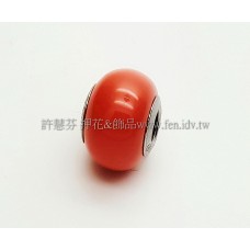 施華洛Becharmed 迷人串珠14mm-珊瑚菊色-1個