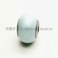 施華洛Becharmed 迷人串珠14mm-蛋白天藍-1個