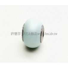 施華洛Becharmed 迷人串珠14mm-蛋白天藍-1個