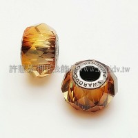 5948施華洛Becharmed 小切14mm-水晶銅色-1個