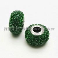 施華洛Becharmed-圓14mm-綠色-1個