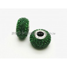 施華洛Becharmed-圓14mm-綠色-1個