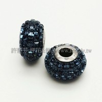 施華洛Becharmed 大方14mm-灰藍色-1個