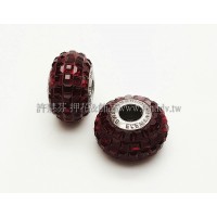 施華洛Becharmed 大方14mm-酒紅色-1個