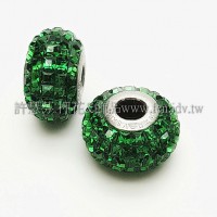施華洛Becharmed 大方14mm-綠色-1個