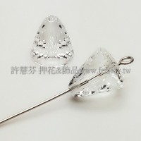 5541施華洛多切圓錐11mm白色-1個