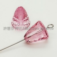 5541施華洛多切圓錐11mm粉紅色-1個