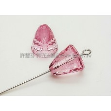 5541施華洛多切圓錐11mm粉紅色-1個