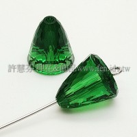 5541施華洛多切圓錐11mm青苔綠色-1個