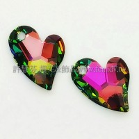 6261施華洛側心墬飾17mm七彩幻星AB-1個