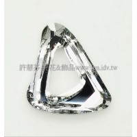 施華洛帆式三角20x22mm紫光-1個