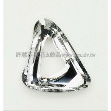 施華洛帆式三角20x22mm紫光-1個