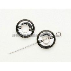 5139施華洛甜甜圈12.5mm影子銅-1個