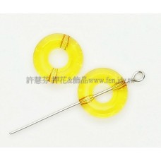 5139施華洛甜甜圈12.5mm淺琥珀-1個