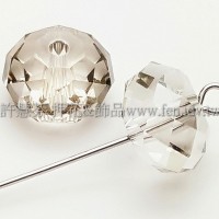 5040施華洛車輪珠12mm影子銀-5個