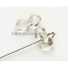 5150施華洛骨頭珠11x6mm月光色-2個