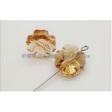 5752施華洛幸運草12mm影子金-2個