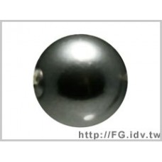 6mm施華洛5810水晶珍珠298黑珍珠-10個