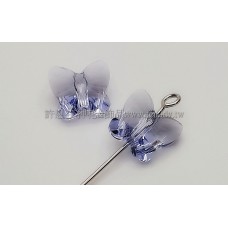 5754施華洛蝴蝶直洞10mm夢幻紫-6個