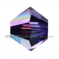 5301施華洛角珠277AB-4mm紫絲絨AB-50個