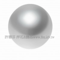 8mm施華洛5810水晶珍珠616灰鑽石色10個