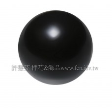 10mm施華洛5810水晶珍珠335黑色-10個
