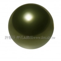 8mm施華洛5810水晶珍珠814深綠珍珠10個