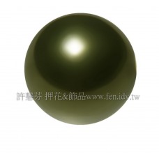 4mm施華洛5810水晶珍珠2984mm深綠珍珠80個