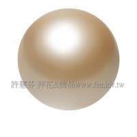 8mm施華洛5810水晶珍珠305金可可色-10個