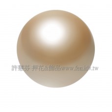 10mm施華洛5810水晶珍珠305金可可色-10個