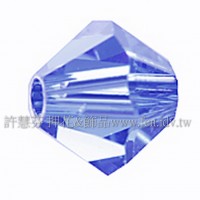 5301施華洛角珠206-4mm藍寶石-50個