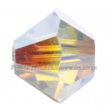 5301施華洛角珠001AB2X-4mm晶亮彩白-50個