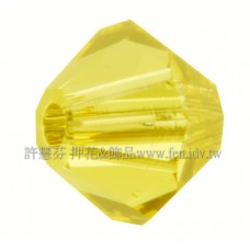 5301施華洛角珠226-4mm明亮黃玉-50個