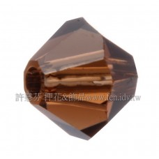 5301施華洛角珠220-4mm煙燻咖啡-50個