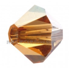 5301施華洛角珠203-3mm黃玉-50個