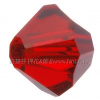 5301施華洛角珠227-3mm明亮暹邏紅-50個