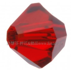 5301施華洛角珠227-3mm明亮暹邏紅-50個