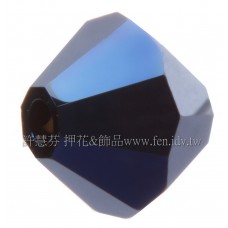 施華洛5301角珠001MEBL2-5mm午夜藍AB-30個