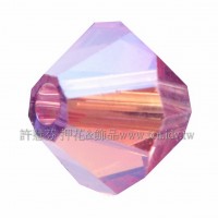 5301施華洛角珠209AB2-4mm亮彩玫瑰紅-50個