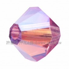 5301施華洛角珠209AB2-3mm亮彩玫瑰紅1包-50個