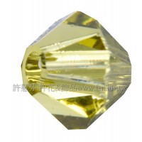 5301施華洛角珠252-4mm淺黃綠橄欖-50個