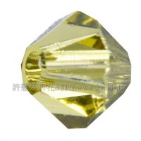 5301施華洛角珠252-4mm淺黃綠橄欖-50個