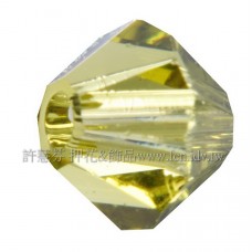 5301施華洛角珠252-4mm淺黃綠橄欖-50個