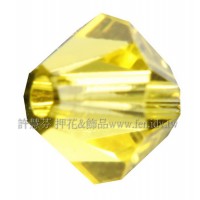 5301施華洛角珠249-4mm檸檬黄;-50個