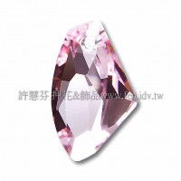 施華洛6656銀河系22327mm粉紅1個